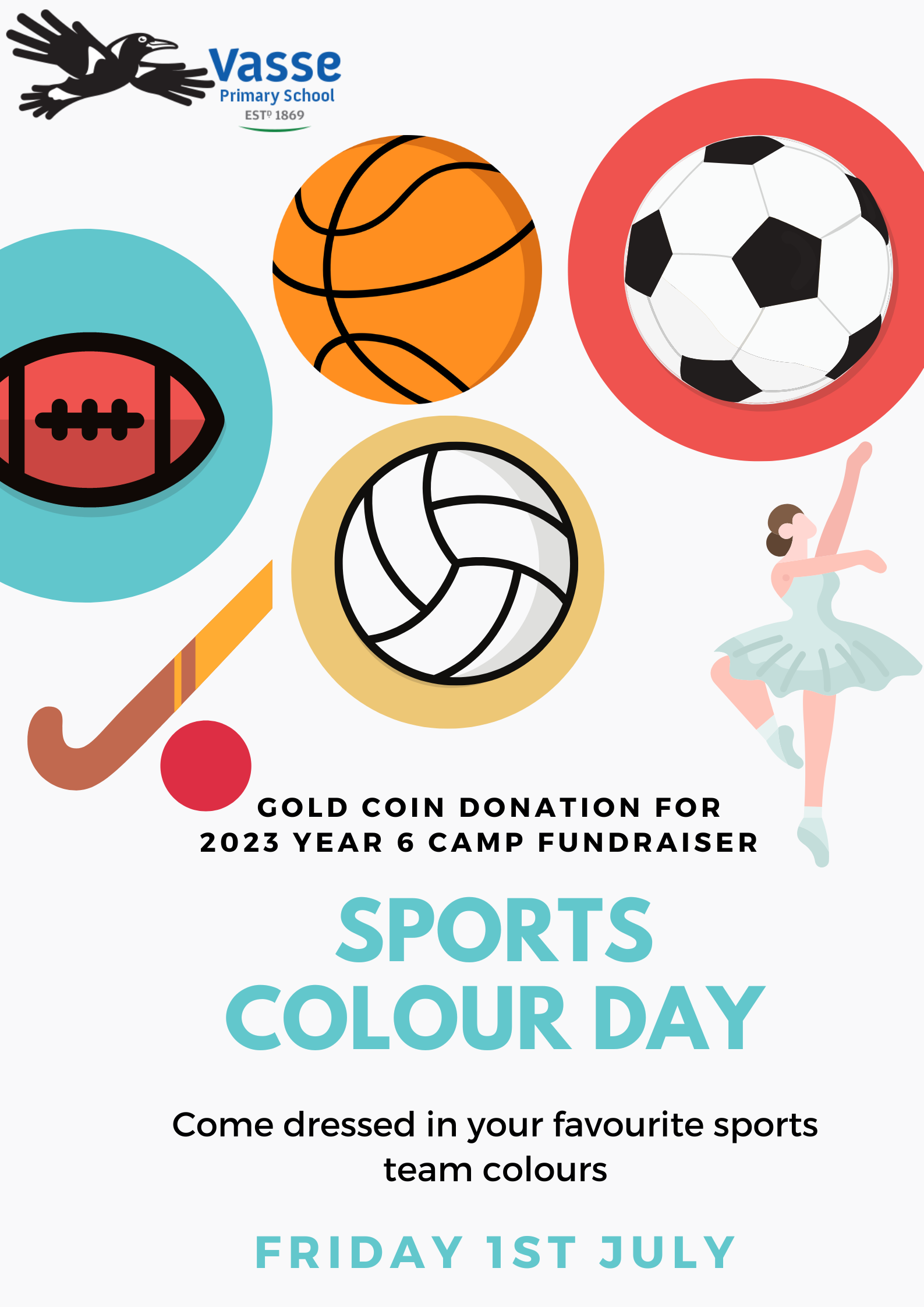 Sports Colours Day - 2023 Yr6 Camp Fundraiser 1