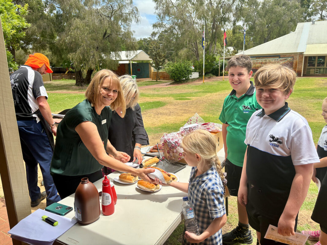 Pbs Sausage Sizzle With The Principal 1